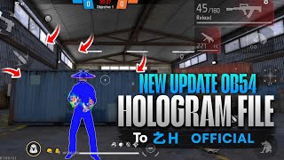 Free Fire MAX _FF   GLOBAL OB54 Hologram Explained | Everything You Need to Know!  