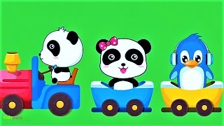 리틀 팬더 애니메이션 스티커 | 아이들이 놀면서 새로운 단어를 배우는 방법 | 아기 팬더 재미있는 게임 screenshot 5