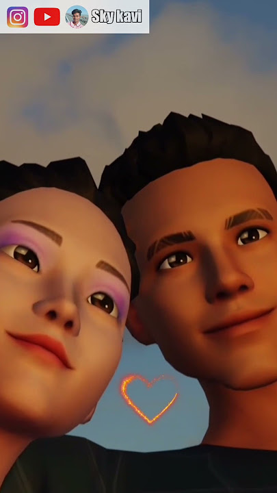 Love couples concept animation blender 3d|blender 3d animation