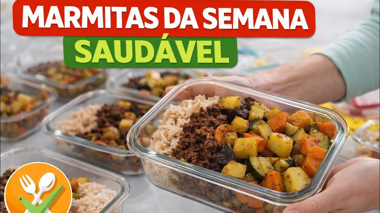 MARMITAS DA SEMANA SAUDÁVEIS | Práticas, Econômicas e Balanceadas