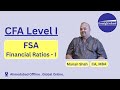 CFA L1 / FSA / Reading - 37 / Financial Ratios - 1.