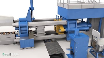 Aluminium Extrusion Process Animation   AMS
