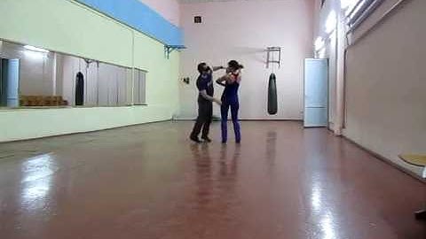 !!Танец!!Zouk в повязке Слава и Оксана in dance studio DancA 19 05 14 г. Гомель, Беларусь