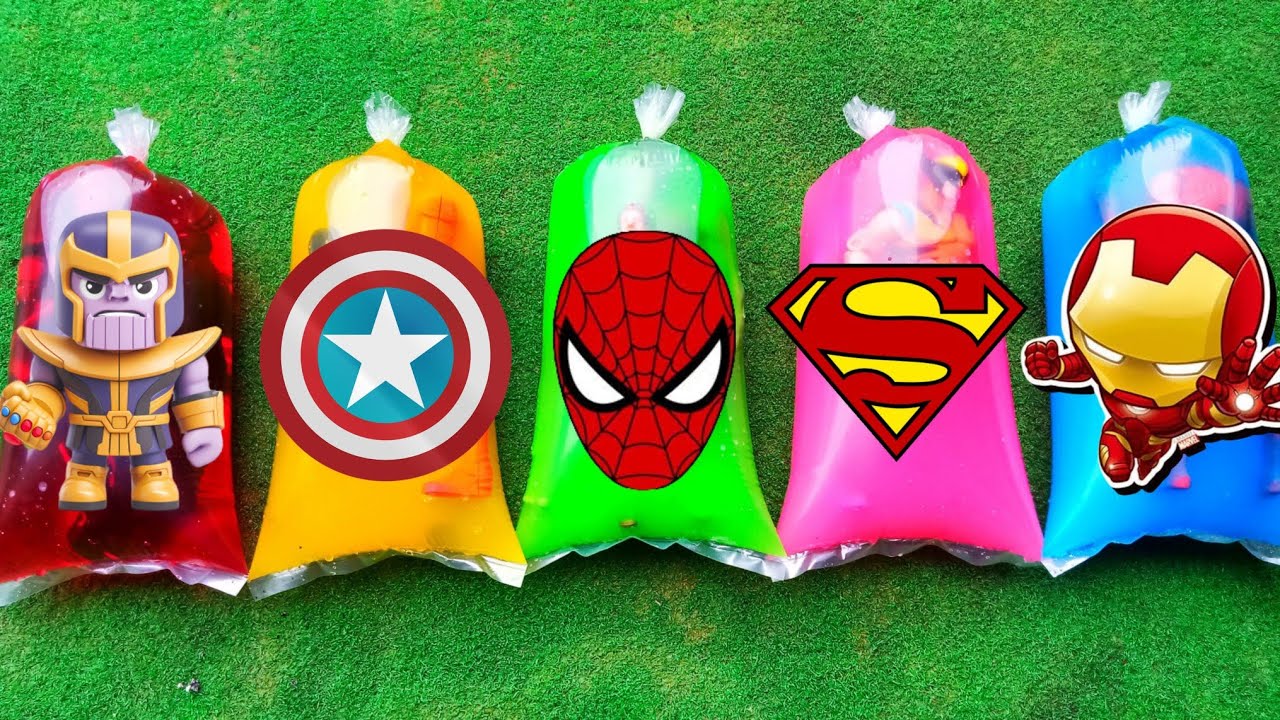 MARVEL AVENGERS: Spider-Man, Hulk, Ironman, Captain Amerika, Venom, Black panter, Superman, Batman