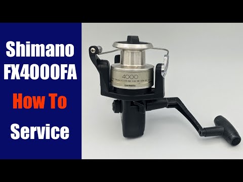 Shimano FX4000FA Difficult Crank - How To Fix + Rebuild - Fishing Reel  Repair 