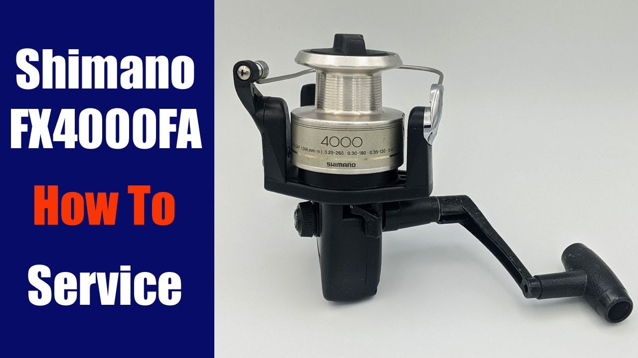 Shimano FX4000FA Difficult Crank - How To Fix + Rebuild - Fishing Reel  Repair 