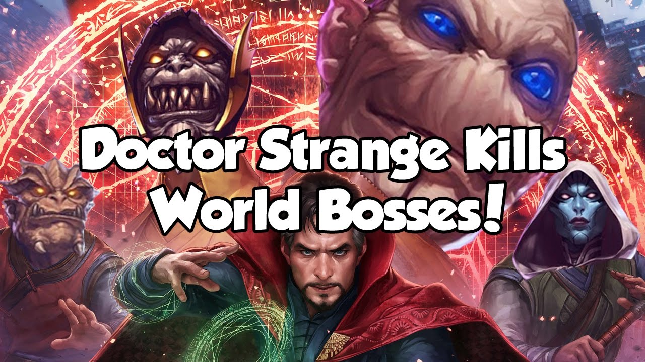 [Marvel Future Fight] Doctor Strange Kills World Bosses!