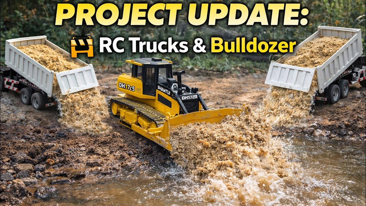 RC Construction Project Update | Truck & Bulldozer Progress