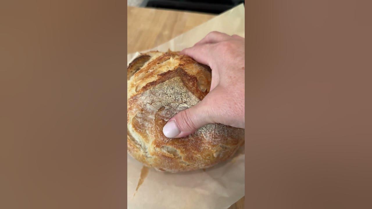 Easy Dutch Oven Sourdough Bread - The Feathered Nester