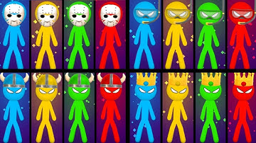 Stickman Party 2021 MINIGAMES Gameplay Walkthrough ( android / ios ) 4 Players