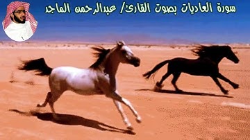 سورة العاديات بصوت القارئ/ عبدالرحمن الماجد - Surat Al Adiyat
