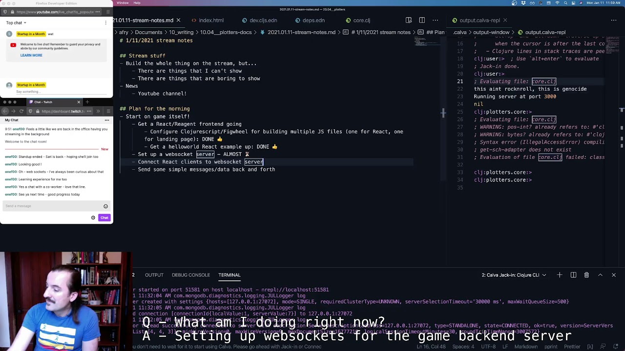 Let's build a startup! Month 1 Day 5, morning