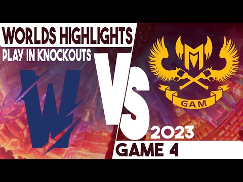TW vs GAM Highlights Game 4 | Worlds 2023 | Team Whales vs GAM Esports