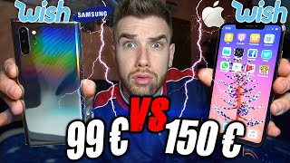 iPhone 11 PRO (WISH) VS Samsung Galaxy Note 10 (WISH) - SCONTRO TRA FAKE!!