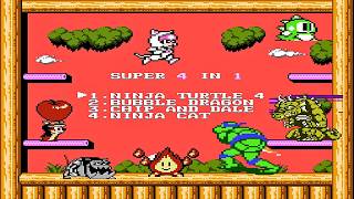 4 Games in 1! NES Super 4 in 1 Full Gameplay screenshot 1