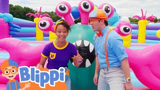 Dino Dance Color Explosion 🦖🌈🕺Blippi | Educational Video | Moonbug Kids - Healthy Habits for Kids