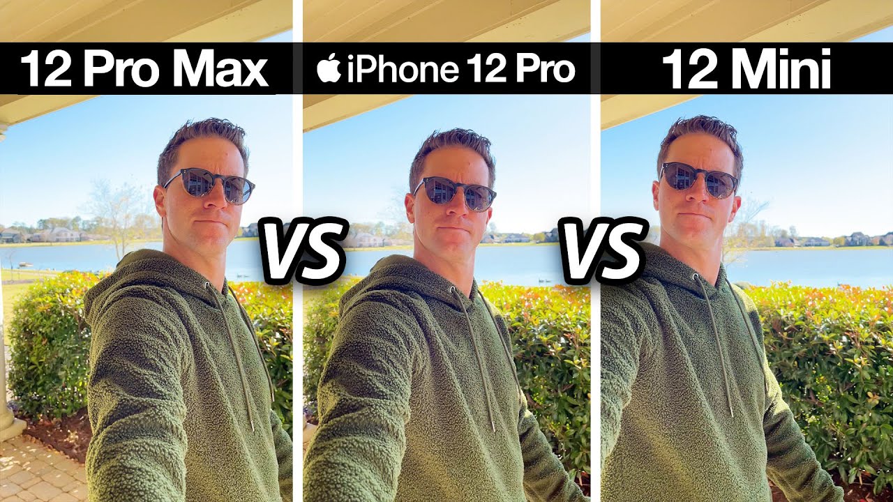 iPhone 12 Pro Max vs 12 Pro vs 12 Mini  Camera Test Comparison