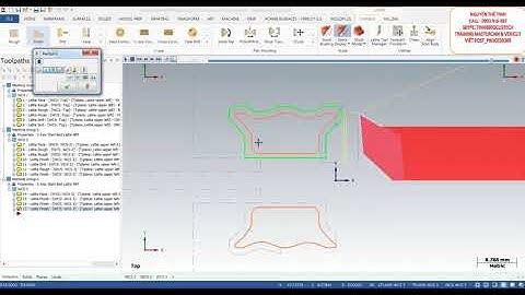 Lập trình Tiện Mastercam sử dụng Customer new tool P2