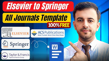 How to Use Research Paper Templates (Elsevier, Springer, MDPI, IEEE) | Fast & Professional Writing