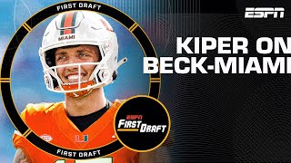 Mel Kiper, Field Yates applaud Carson Beck's transfer to Miami | First Draft🏈