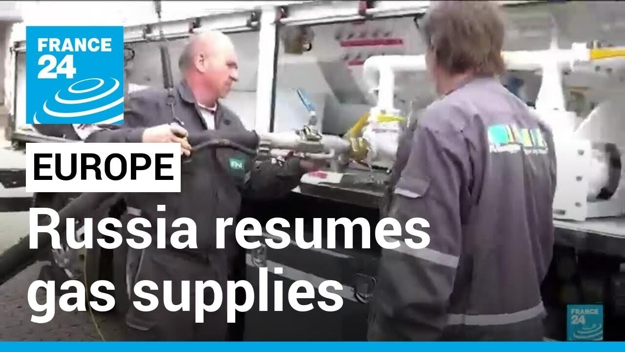 Russia resumes 'unstable' gas supplies to Europe via Nord Stream ...