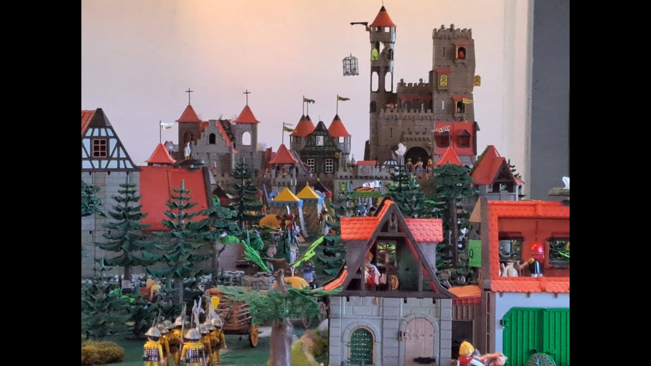 MEDIEVAL de Lussan 2024 - diorama en PLAYMOBIL