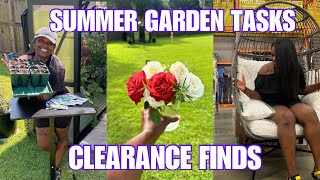 GARDEN CENTER SHOPPING + DOLLAR TREE SEED HAUL | HARVEST & UP-POTTING SEEDLINGS
