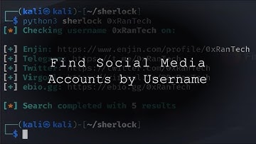 How To Find Social Media Accounts by Username?