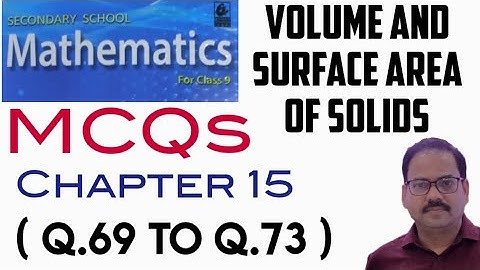 MCQ Of Chapter 15 Q.69 to Q.73 Class 9 RS Aggarwal Maths