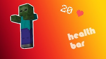 How to Make an Enemy Health Display with Command Blocks in Minecraft (Java Edition Tutorial)