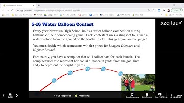IM2 CPM 5.1.2 Multiple Representations of Quadratic Functions