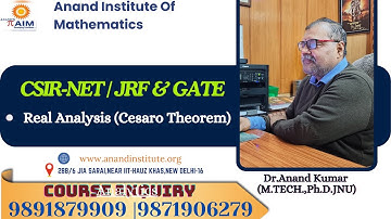 Real Analysis (Cesaro  Theorem)