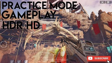 Practice Mode in APEX LEGEND MOBILE Gameplay