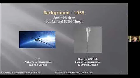 Lockheed's Reconnaissance Satellites - 10/8/20, IEEE SV Technology History Committee Webinar