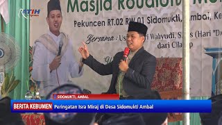 Peringatan Isra Miraj di Desa Sidomukti Ambal