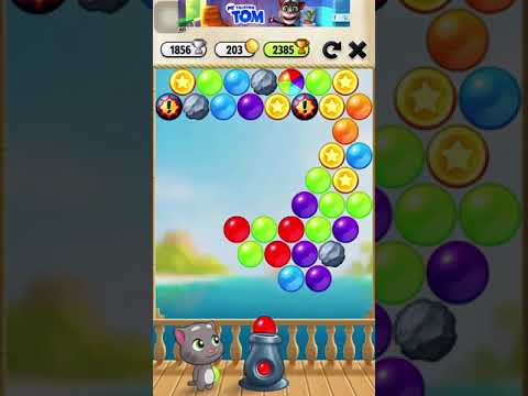 My Talking Tom - Bubble Shooter High Score 3,844 points