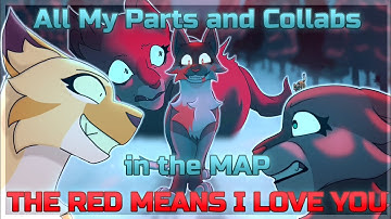 THE RED MEANS I LOVE YOU AU MAP - Part/Collabs: 2, 12, 13 and 25 | (Animation + Progress)