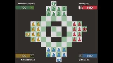Grable Plays 4-Player Chess (Mini)