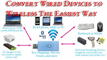 Handheld Scientific BT-500, Transform your Wired Keyboard and Mouse to Wireless