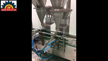 Dây chuyền chiết rót hủ tiêu hạt | Cơ Khí Anpha