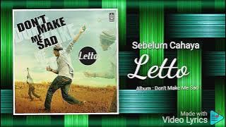 Sebelum Cahaya - Letto - HD Audio Video