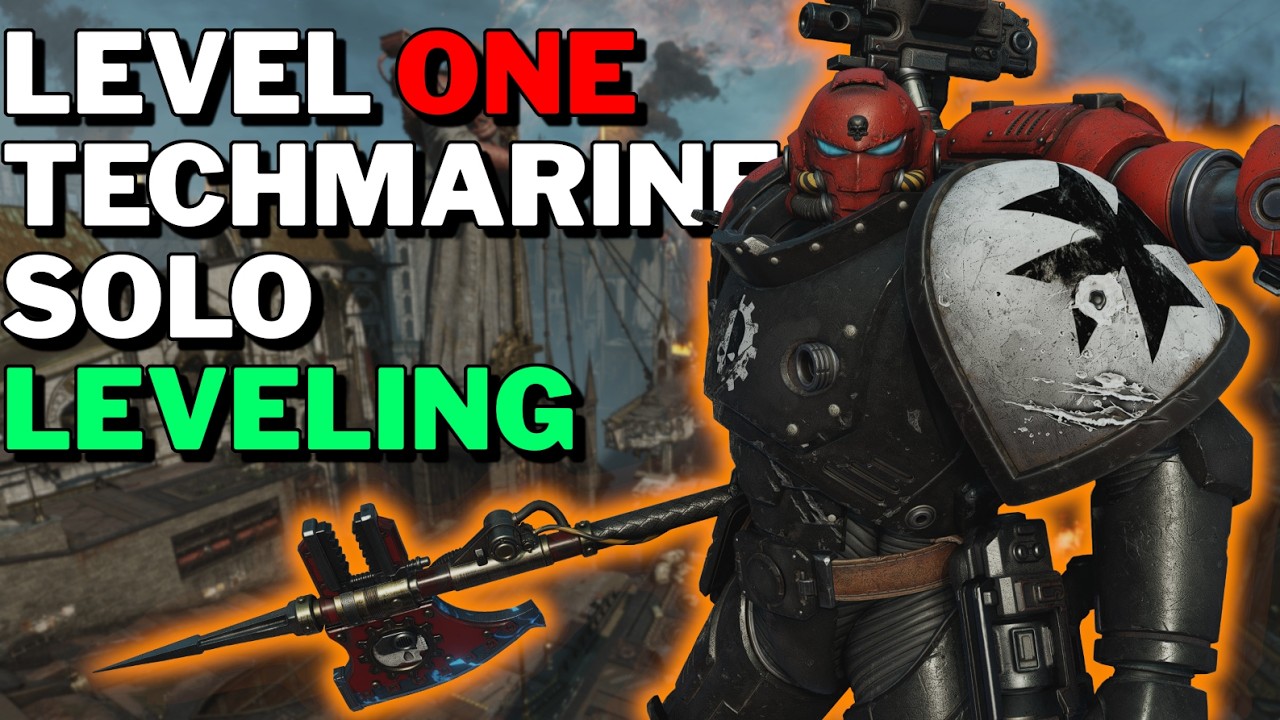 Level ONE Techmarine GRINDS Tyranid Swarms To a Pulp  - True Solo Absolute | Space Marine 2