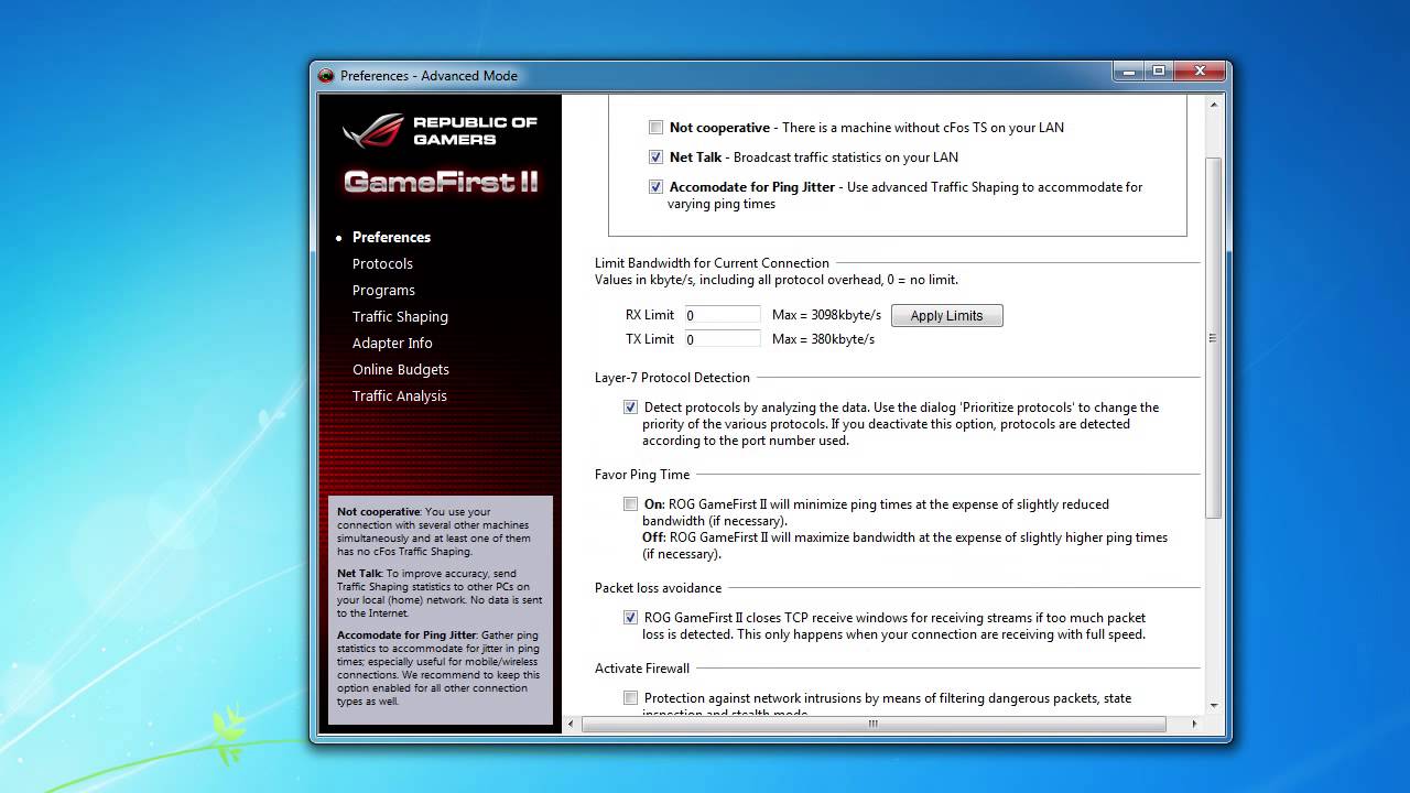 Asus Gamefirst Ii Software Overview Youtube