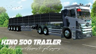 SHARE MOD+LIVERY HINO 500 TRAILER MUATAN BESI