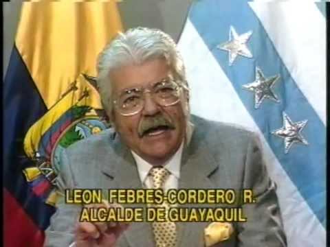 Alcalde León Febres-Cordero informa a la ciudadanía sobre el estado de la Municipalidad 1992