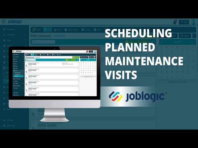 How-To Guide | Scheduling Planned Maintenance Visits | Joblogic®