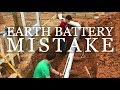 DIY Geothermal Greenhouse Part 7: Earth Battery MISTAKE!