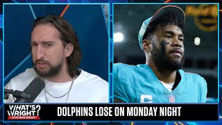 Tua crumbles and Dolphins fall to Titans in MNF | What’s Wright?