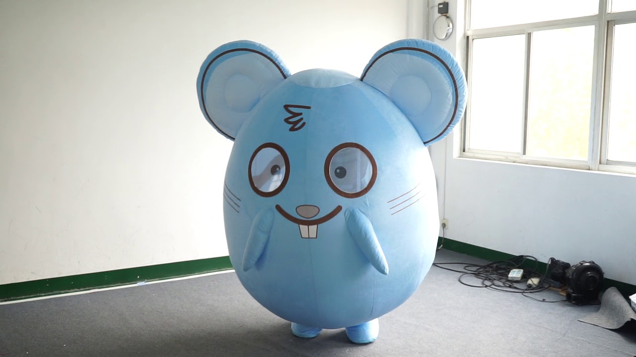 inflatable world Advertising Inflatables Totoro Costume With short Plush For Stage Decoration