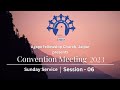 Agape fellowship church spiritual meeting 2023  sunday service  session 06